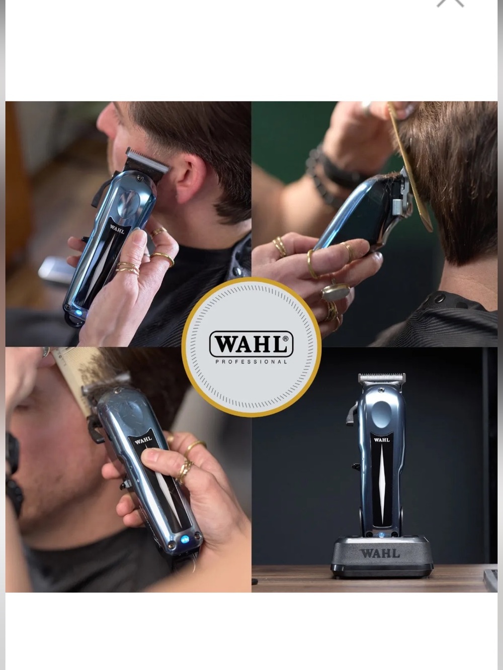 Brand New! Pro Level Wahl Super Taper X Cordless Clipper in Metallic Blue - Picture 9 of 10